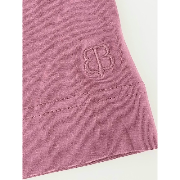 Betabrand Top Women's Size XS Mauve Flow Reversible Short Sleeve Pullover NEW - Picture 6 of 9